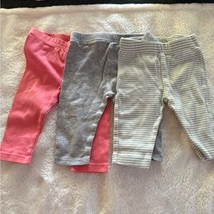 Three cute baby pants
